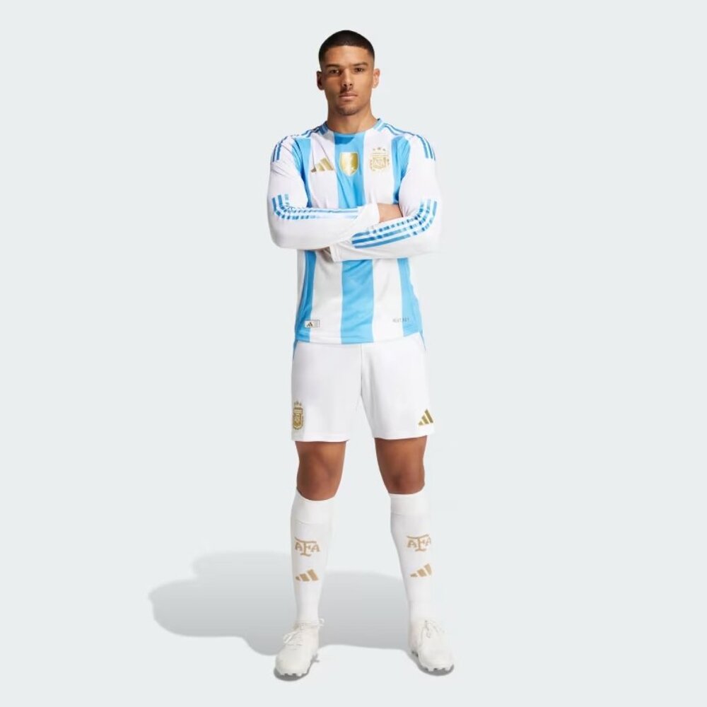 Adidas Argentina 24 Long Sleeve Home Authentic Jersey Mens 2XL - Picture 4 of 6